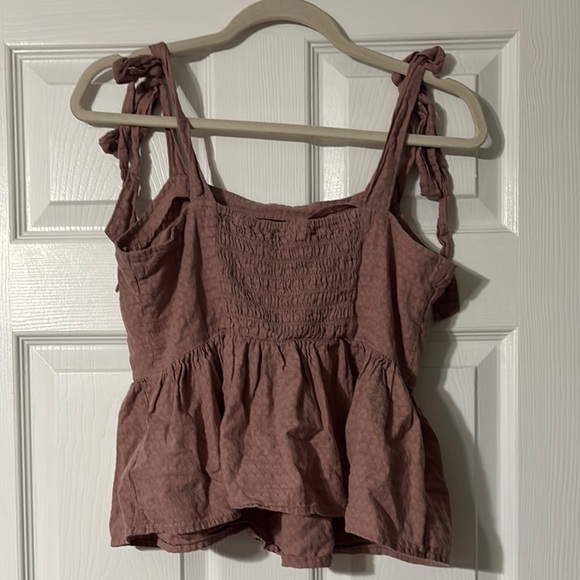 Madewell Dusty Pink Babydoll Tank - Picture 2 of 3